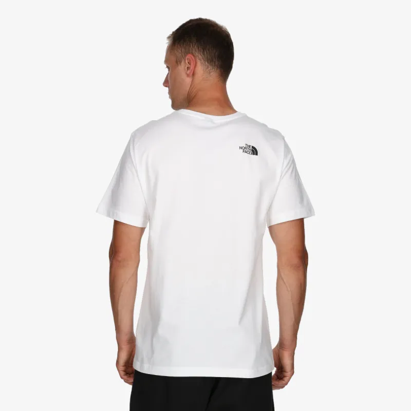 THE NORTH FACE M S/S EASY TEE TNF WHITE/TNF BLACK BET