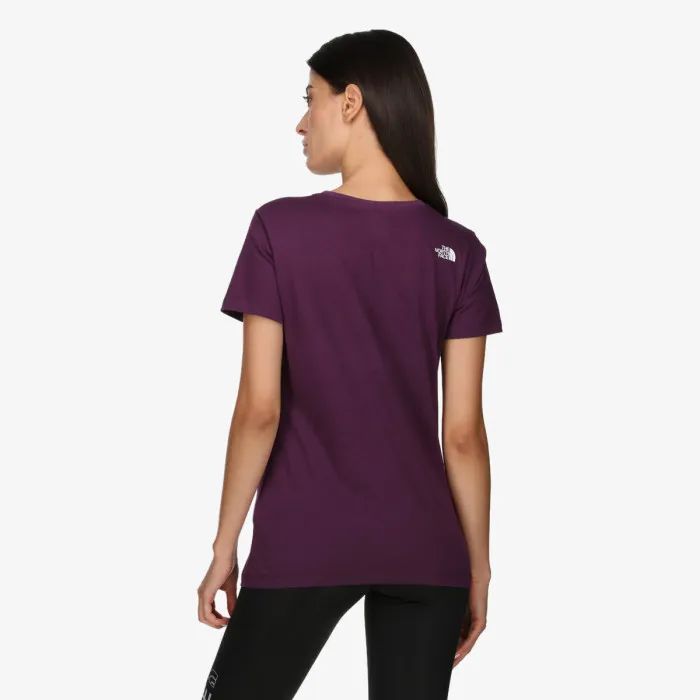 THE NORTH FACE W S/S EASY TEE BLACK CURRANT PURPLE 