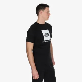 THE NORTH FACE M S/S RAGLAN REDBOX TEE TNF BLACK