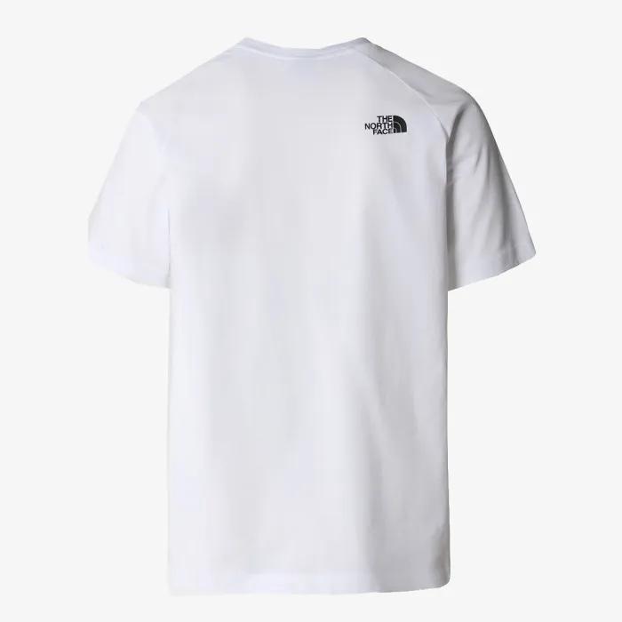 THE NORTH FACE M S/S RAGLAN REDBOX TEE TNF WHITE/SMOKED 