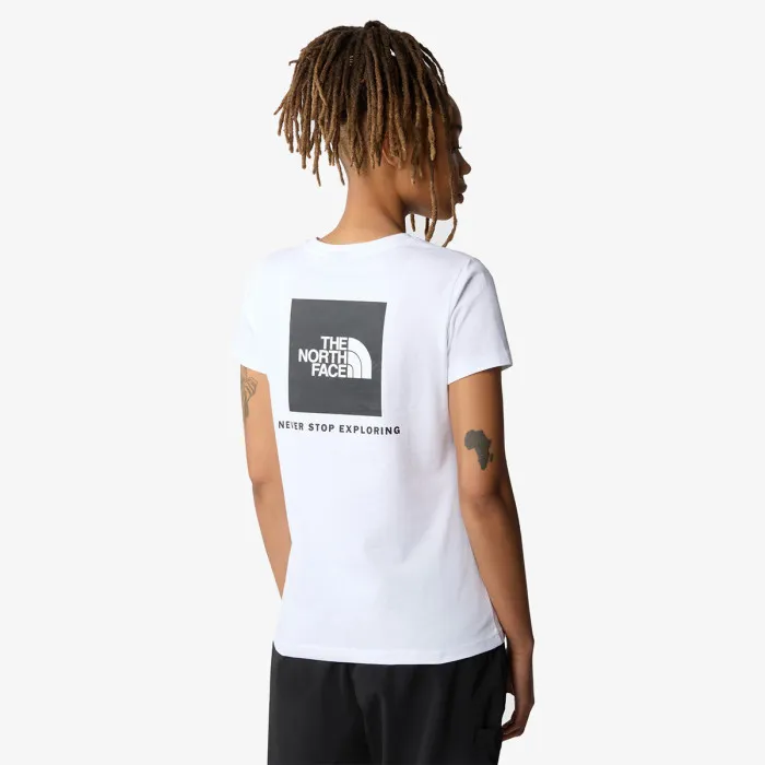 THE NORTH FACE W S/S REDBOX TEE TNF WHITE 