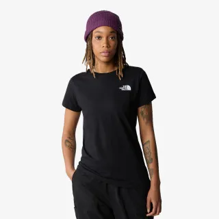 THE NORTH FACE W S/S REDBOX TEE TNF BLACK 