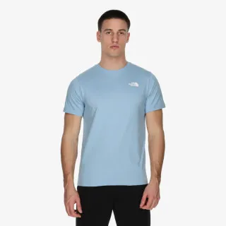 THE NORTH FACE M S/S REDBOX TEE STEEL BLUE