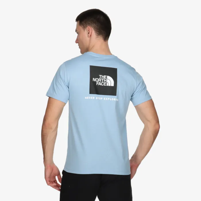 THE NORTH FACE M S/S REDBOX TEE STEEL BLUE 