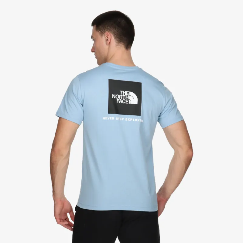 THE NORTH FACE M S/S REDBOX TEE STEEL BLUE
