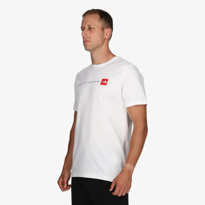 M S/S NEVER STOP EXPLORING TEE TNF WHITE 