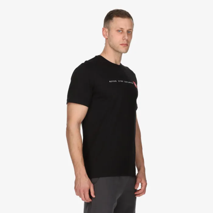 M S/S NEVER STOP EXPLORING TEE TNF BLACK 