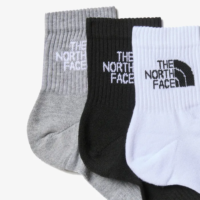 THE NORTH FACE MULTI SPORT CUSH QUARTER SOCK 3P 