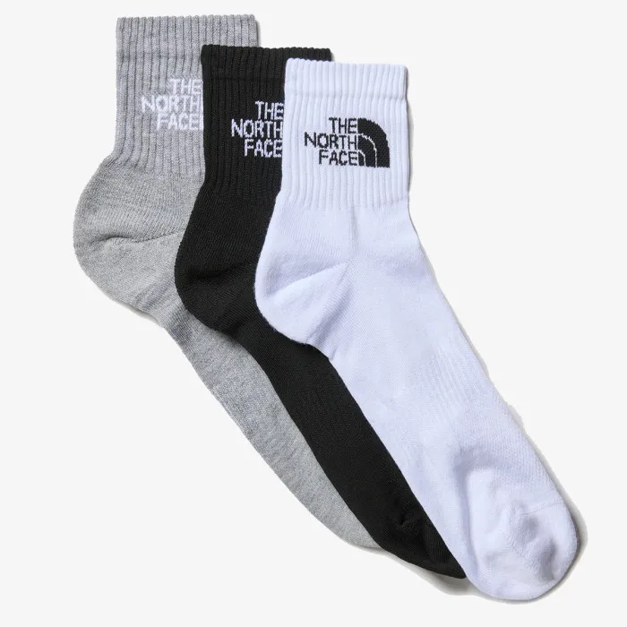 THE NORTH FACE MULTI SPORT CUSH QUARTER SOCK 3P 