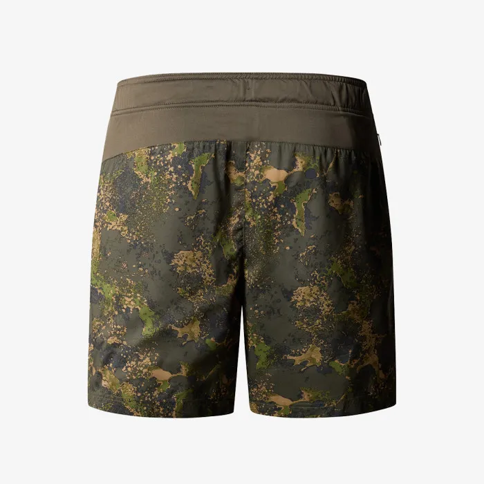 M 24/7 7IN SHORT PRINT FOREST OLIVE MOSS 