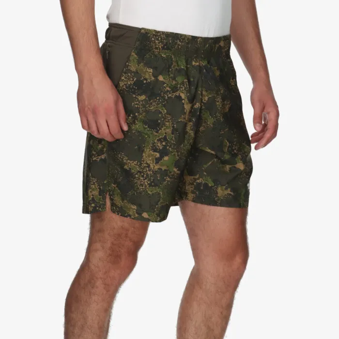 THE NORTH FACE M 24/7 7IN SHORT PRINT FOREST OLIVE MOSS 