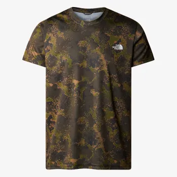 M REAXION AMP CREW PRINT FOREST OLIVE MO 