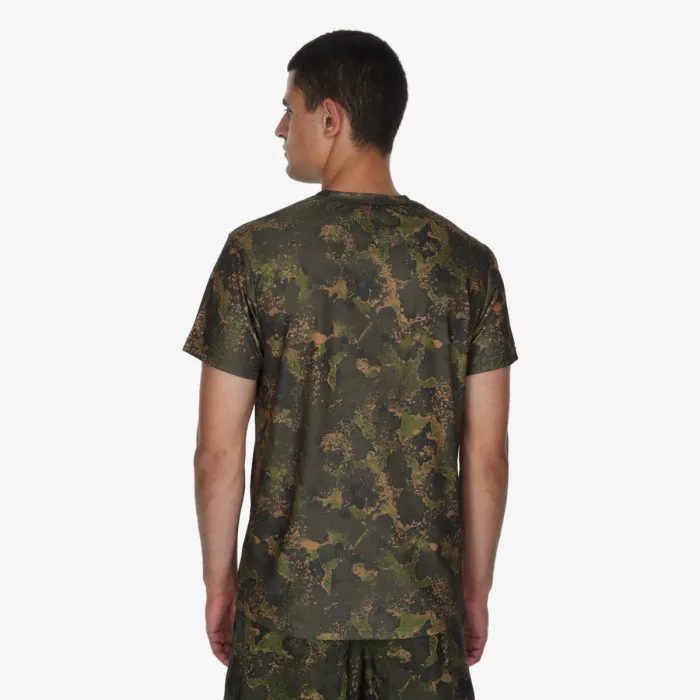 THE NORTH FACE M REAXION AMP CREW PRINT FOREST OLIVE MO 