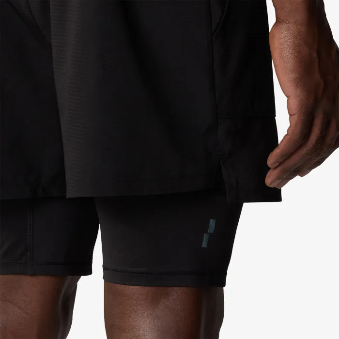 M SUNRISER 2IN1 SHORT 4IN TNF BLACK 