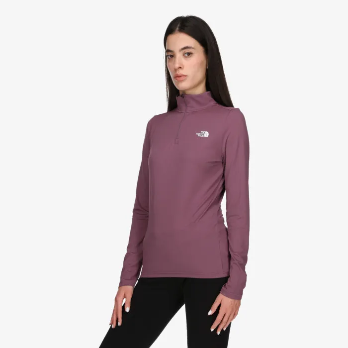 THE NORTH FACE W FLEX 1/4 ZIP TEE SLIM 
