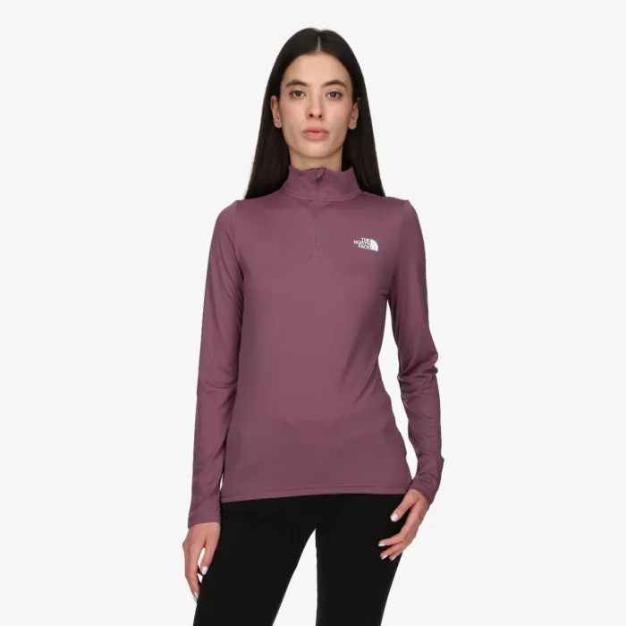 THE NORTH FACE W FLEX 1/4 ZIP TEE SLIM 