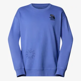 THE NORTH FACE U MOUNTAIN CLEANUP OVERSIZED CREW 