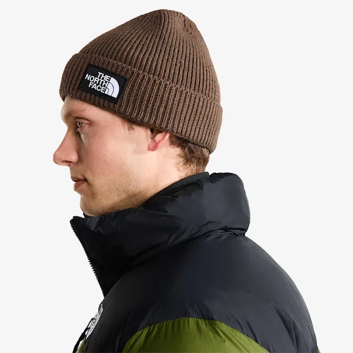 THE NORTH FACE TNF LOGO BOX CUFFED BEANIE 