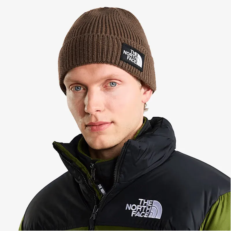 THE NORTH FACE TNF LOGO BOX CUFFED BEANIE 