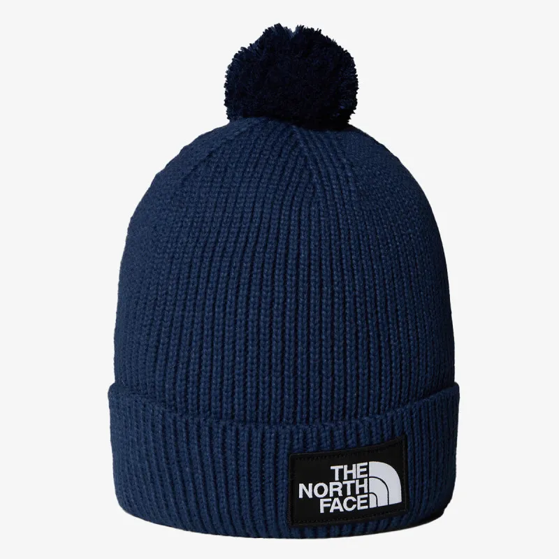 THE NORTH FACE TNF LOGO BOX POM BEANIE 
