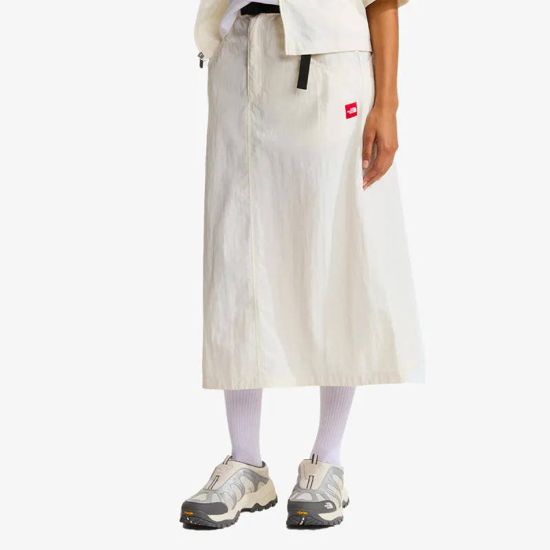 THE NORTH FACE W TNF Red Box Nylon Belted Skirt 