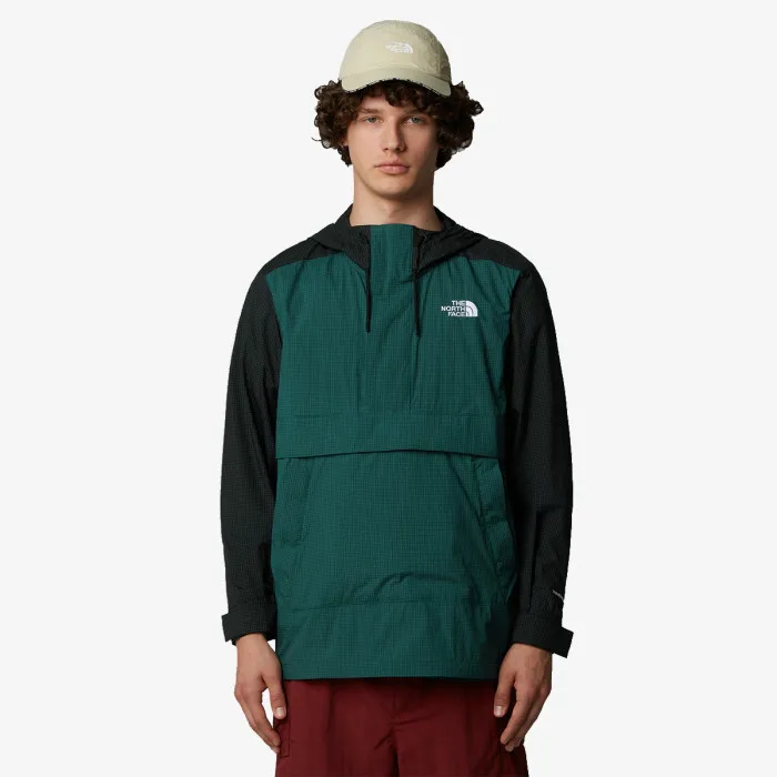 THE NORTH FACE U ERSA WIND ANORAK Deep Nori-TNF Black 