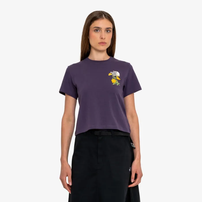 THE NORTH FACE FLORA EMBRO REGULAR SHORT SLEEVE TEE-G 