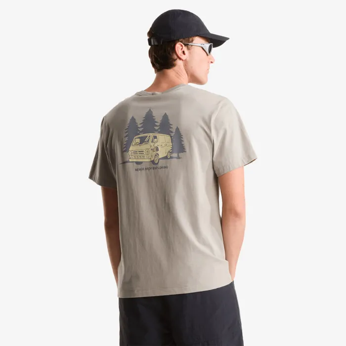 THE NORTH FACE M VAN LIFE RELAXED SHORT SLEEVE TEE-GRAP 