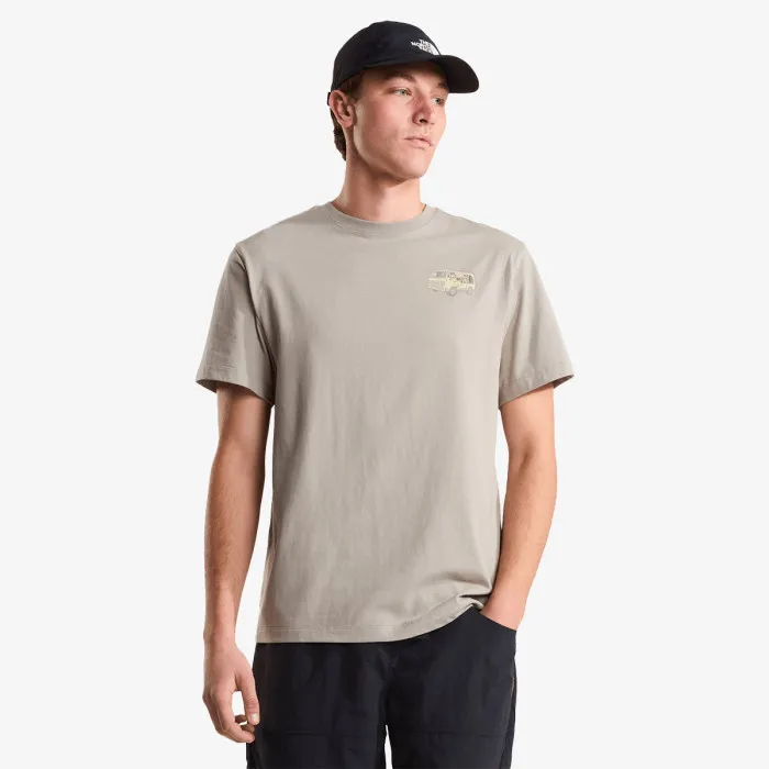 THE NORTH FACE M VAN LIFE RELAXED SHORT SLEEVE TEE-GRAP 