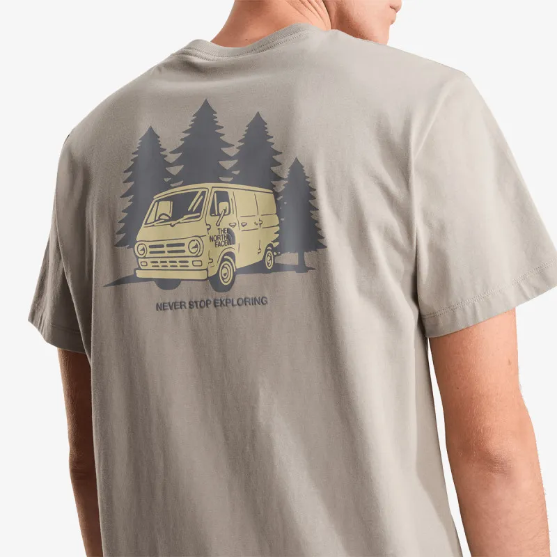 THE NORTH FACE M VAN LIFE RELAXED SHORT SLEEVE TEE-GRAP 