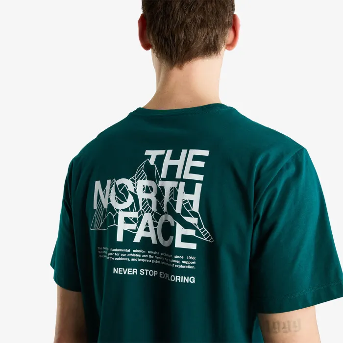 THE NORTH FACE M MOUNTAIN SKETCH  REGULAR SHORT SLEEVE 
