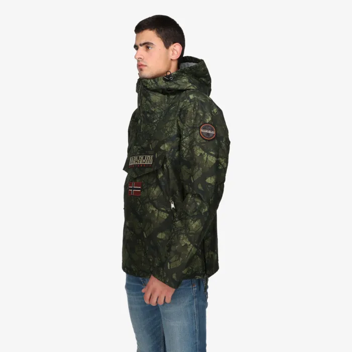 NAPAPIJRI RAINFOREST PKT PRT 2 CAMO GREEN FBN 