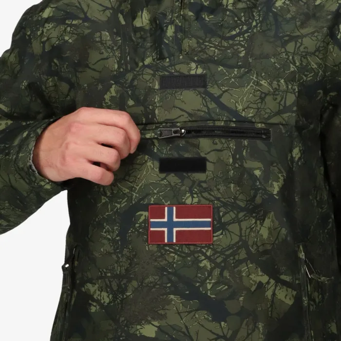 NAPAPIJRI RAINFOREST PKT PRT 2 CAMO GREEN FBN 