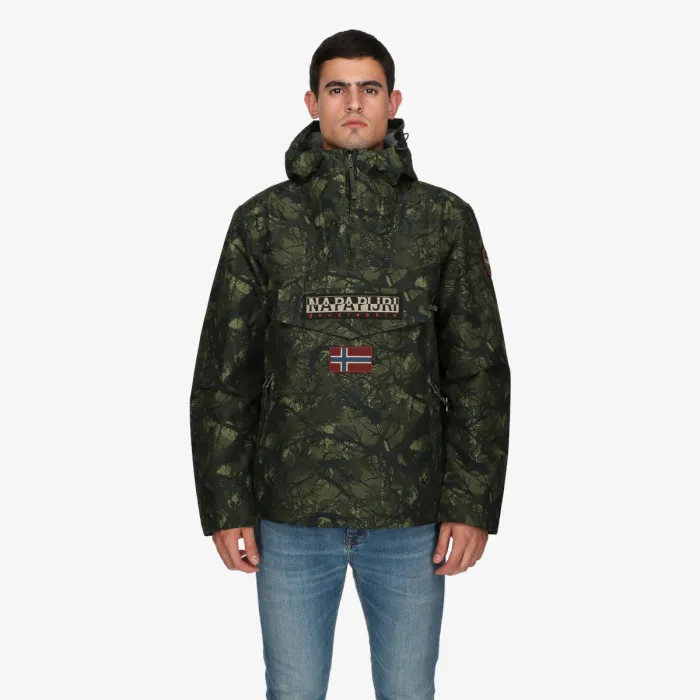 NAPAPIJRI RAINFOREST PKT PRT 2 CAMO GREEN FBN 