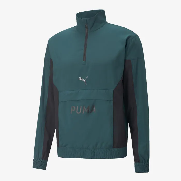 PUMA FIT WOVEN 1/2 ZIP 