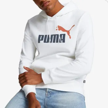 PUMA ESS+ 2 COL BIG LOGO HOODIE 