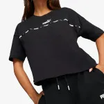 PUMA PUMA POWER TAPE TEE PUMA BLACK 