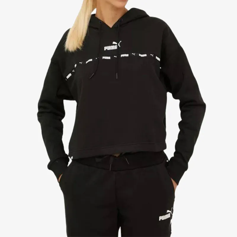 PUMA PUMA POWER TAPE HOODIE FL PUMA BLACK
