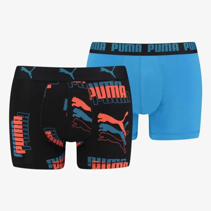 PUMA PUMA MEN LOGO PRINT BOXER 2P 