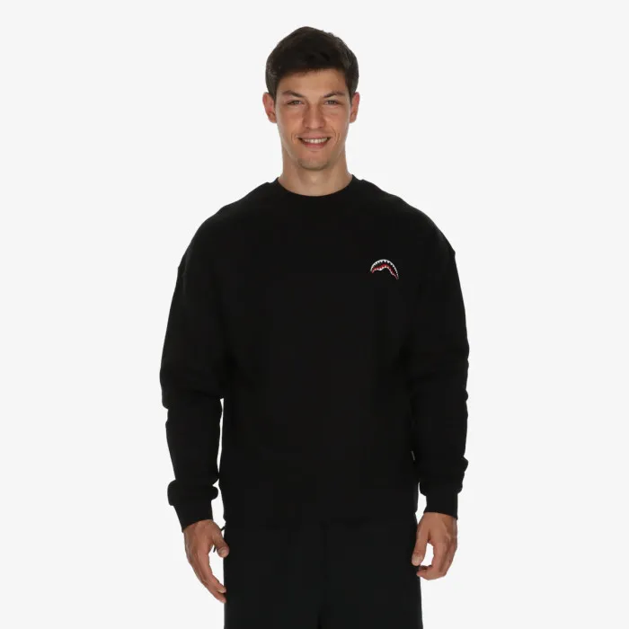 SPRAYGROUND BLOCK PARTY CREWNECK BLK 