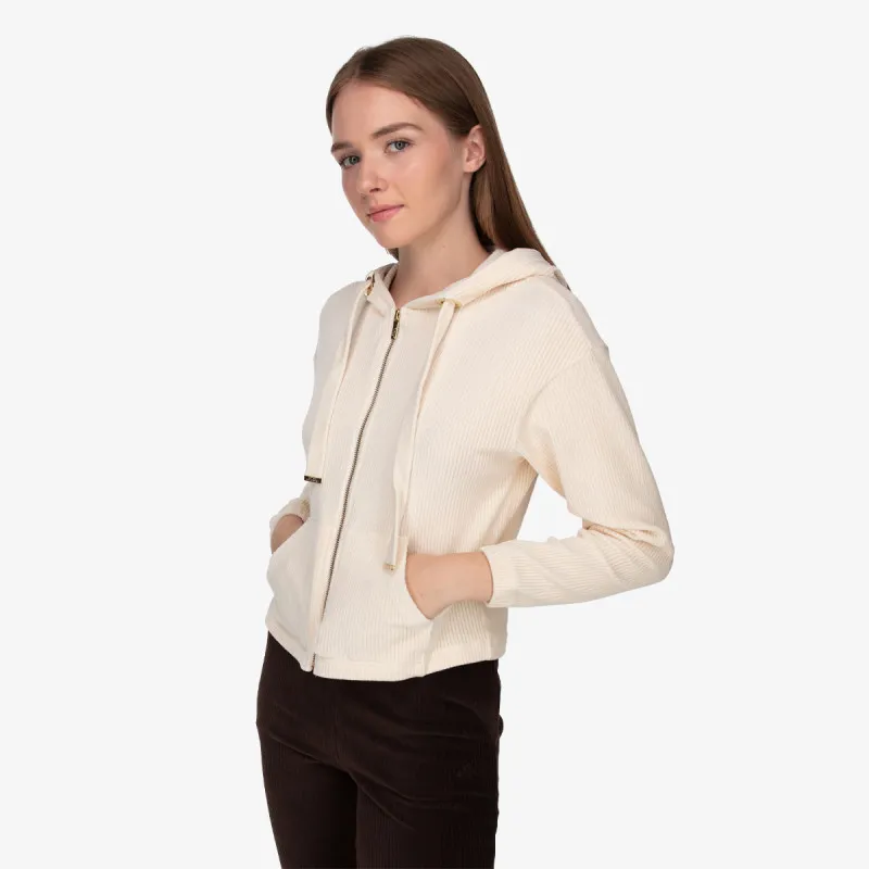 LUSSARI VELVET LOUNGE FULL ZIP HOODIE
