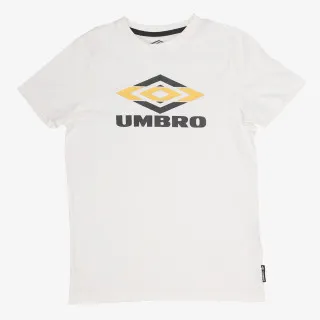 UMBRO RETRO DOUBLE LOGO T SHIRT JNR