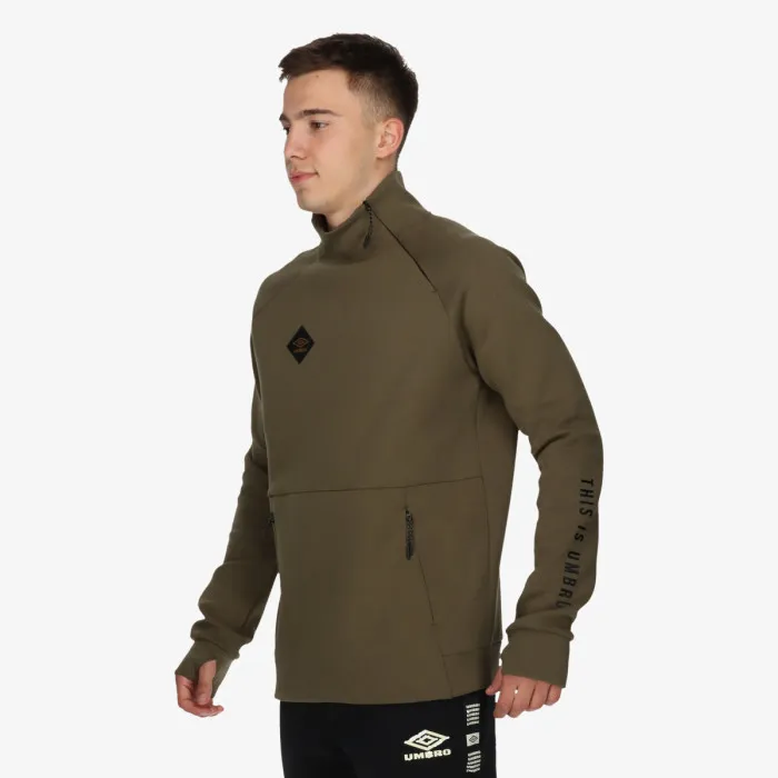 UMBRO DIAMOND HI NECK HOODIE 