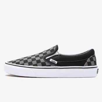 VANS UA Classic Slip-On Black/Pewter Checkerb 