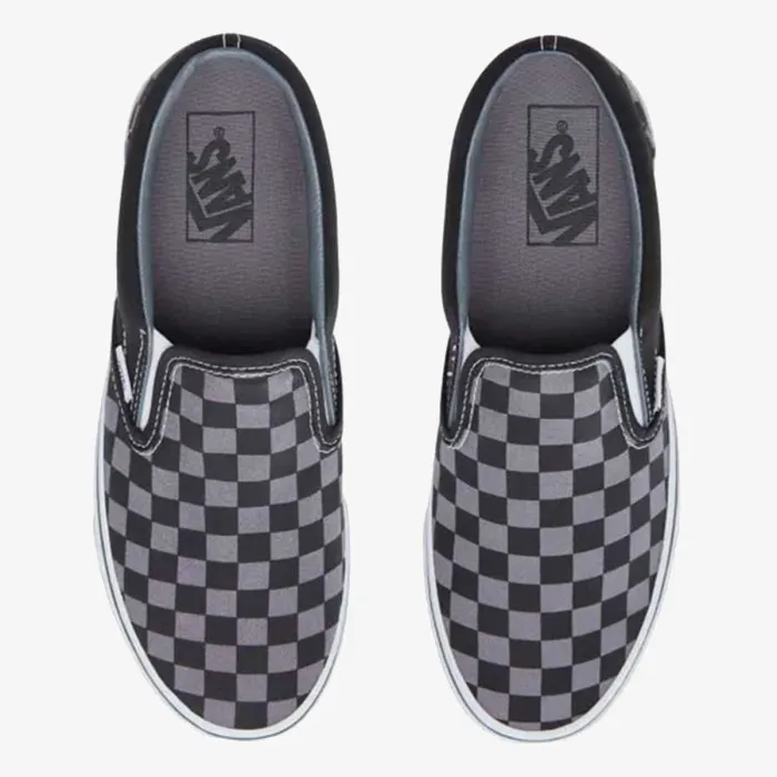 VANS UA Classic Slip-On Black/Pewter Checkerb 