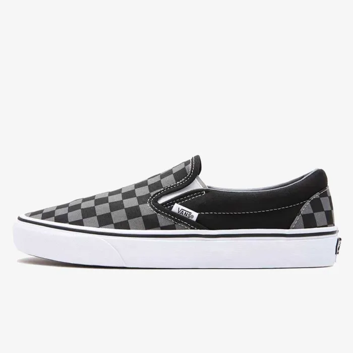 VANS UA Classic Slip-On Black/Pewter Checkerb 