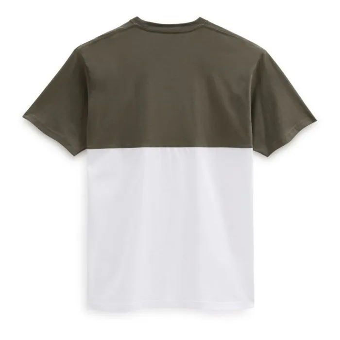 MN COLORBLOCK TEE WHITE/GRAPE LEA 