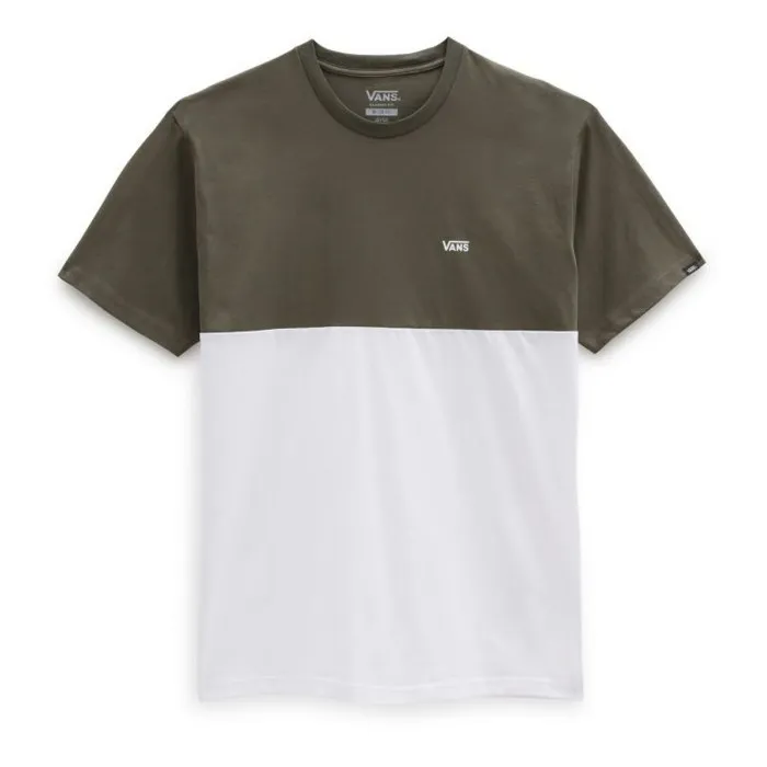 MN COLORBLOCK TEE WHITE/GRAPE LEA 