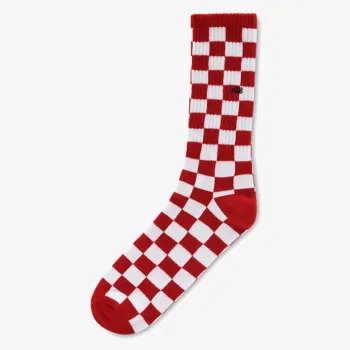 MN CHECKERBOARD CREW RED-WHITE CHECK 