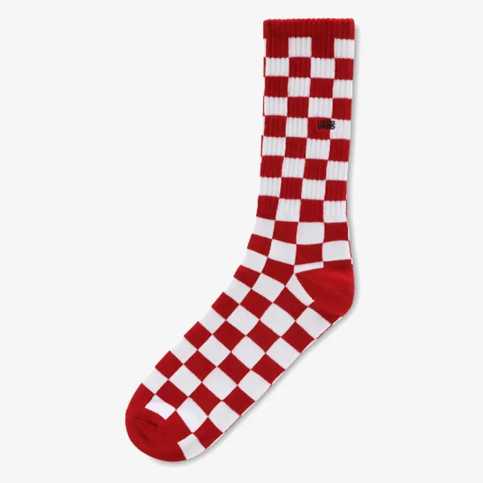 VANS MN CHECKERBOARD CREW RED-WHITE CHECK 